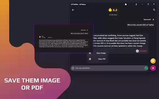 GPTMana AI ChatGPT Chatbot Assistant  from Chrome web store to be run with OffiDocs Chromium online