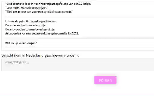 GPT Nederland Assistent  from Chrome web store to be run with OffiDocs Chromium online