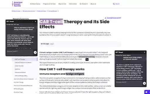 GPT Threads  from Chrome web store to be run with OffiDocs Chromium online