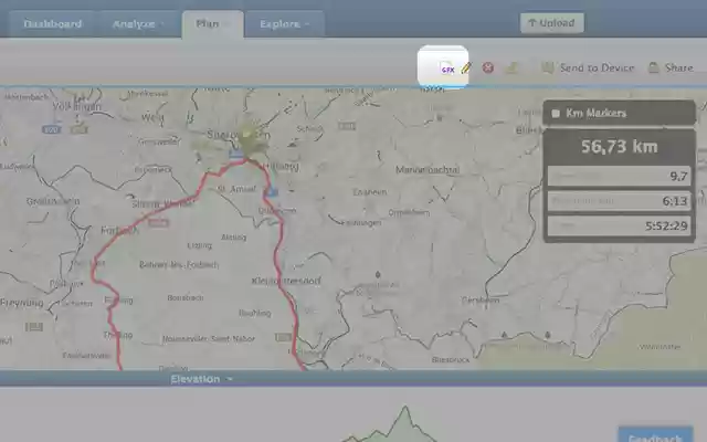 GPX Downloader  from Chrome web store to be run with OffiDocs Chromium online