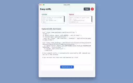 Grab cURL from Chrome web store to be run with OffiDocs Chromium online Grab cURL from Chrome web store to be run with OffiDocs Chromium online