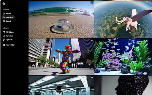 GrabIt: Sora video downloader  from Chrome web store to be run with OffiDocs Chromium online