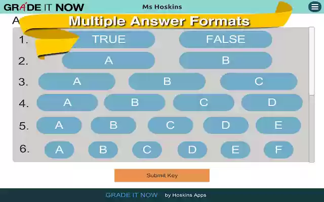 Grade It Now Teacher Edition  from Chrome web store to be run with OffiDocs Chromium online