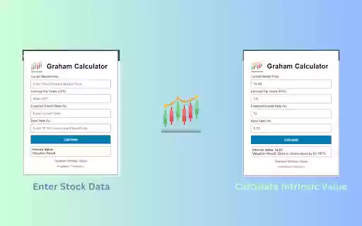Graham Valuation Calculator  from Chrome web store to be run with OffiDocs Chromium online