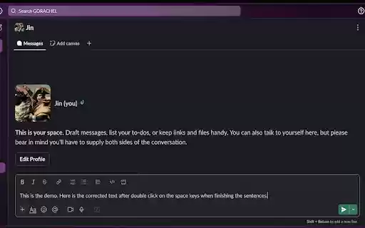 Grammar autoCorrect  from Chrome web store to be run with OffiDocs Chromium online