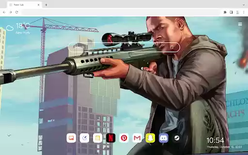 Grand Theft Auto V 4k Wallpaper HD HomePage  from Chrome web store to be run with OffiDocs Chromium online