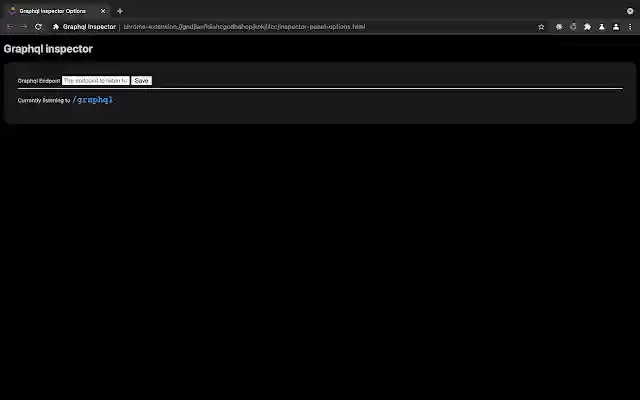 GraphQL Inspector  from Chrome web store to be run with OffiDocs Chromium online
