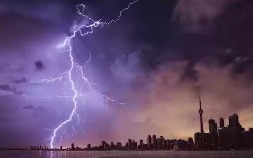 Gray clouds and thunder  from Chrome web store to be run with OffiDocs Chromium online