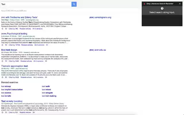 Grey Literature Search Recorder from Chrome web store to be run with OffiDocs Chromium online Grey Literature Search Recorder from Chrome web store to be run with OffiDocs Chromium online