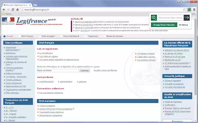 GRF Quick Search  from Chrome web store to be run with OffiDocs Chromium online
