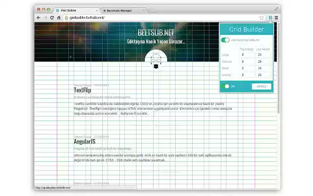 Grid Builder from Chrome web store to be run with OffiDocs Chromium online Grid Builder from Chrome web store to be run with OffiDocs Chromium online