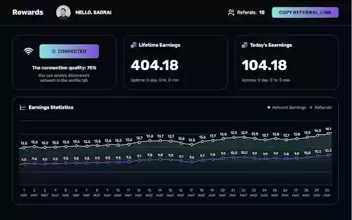 Grid network node  from Chrome web store to be run with OffiDocs Chromium online