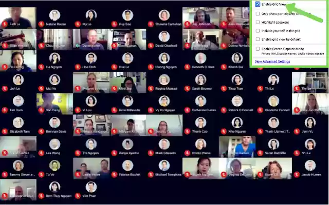 Grid View for Google Meet (fixed) from Chrome web store to be run with OffiDocs Chromium online Grid View for Google Meet (fixed) from Chrome web store to be run with OffiDocs Chromium online