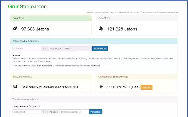 GrünStromJeton from Chrome web store to be run with OffiDocs Chromium online GrünStromJeton from Chrome web store to be run with OffiDocs Chromium online