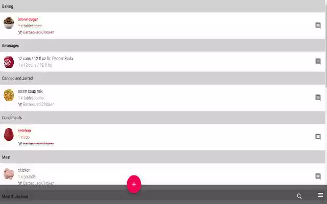 Grocery Todo App  from Chrome web store to be run with OffiDocs Chromium online