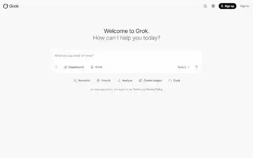 Grok Welcome Remover  from Chrome web store to be run with OffiDocs Chromium online