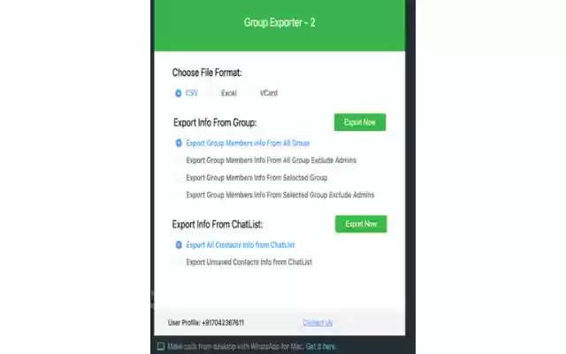 Group exporter 2  from Chrome web store to be run with OffiDocs Chromium online Group exporter 2  from Chrome web store to be run with OffiDocs Chromium online