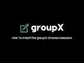क्रोम वेब स्टोर से ग्रुप एक्स को ऑनलाइन ऑफीडॉक्स क्रोमियम के साथ चलाया जाएगा