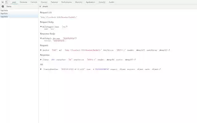 grpc protobufjs devtools  from Chrome web store to be run with OffiDocs Chromium online