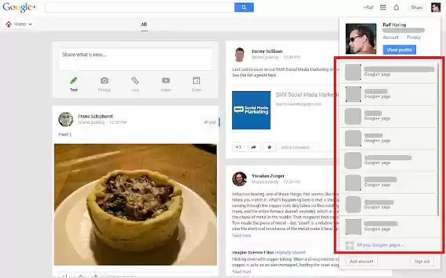 G+ Show All Pages  from Chrome web store to be run with OffiDocs Chromium online