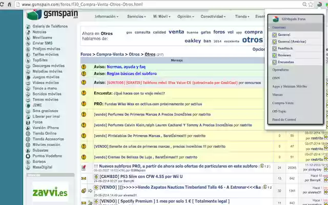 GSMspain Chrome Extension from Chrome web store to be run with OffiDocs Chromium online GSMspain Chrome Extension from Chrome web store to be run with OffiDocs Chromium online