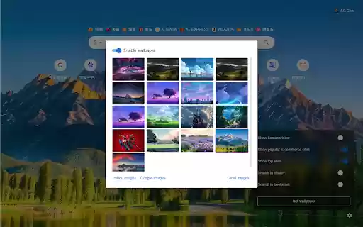 gTab  from Chrome web store to be run with OffiDocs Chromium online