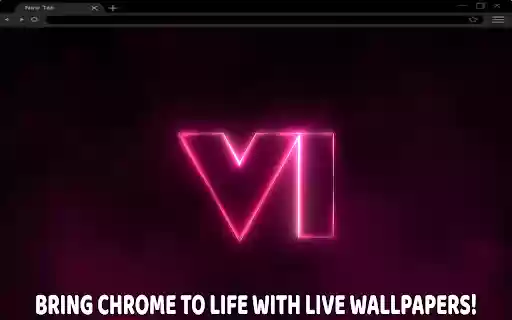 GTA VI Logo Live Wallpaper  from Chrome web store to be run with OffiDocs Chromium online
