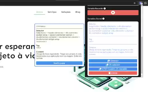 GTM Watson  from Chrome web store to be run with OffiDocs Chromium online