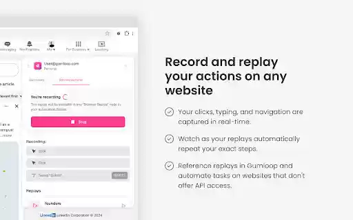 Gumloop from Chrome web store to be run with OffiDocs Chromium online Gumloop from Chrome web store to be run with OffiDocs Chromium online