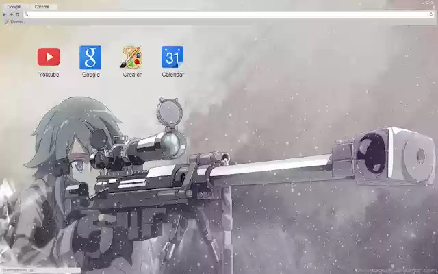 Gun Gale Online Snipe Sinon theme 1280x720 from Chrome web store to be run with OffiDocs Chromium online Gun Gale Online Snipe Sinon theme 1280x720 from Chrome web store to be run with OffiDocs Chromium online