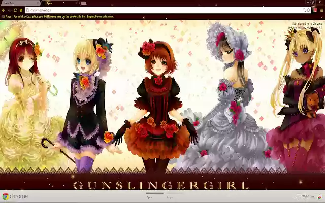 Gunslinger Girl  from Chrome web store to be run with OffiDocs Chromium online