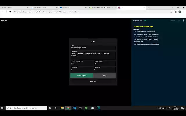 G.Y.I  from Chrome web store to be run with OffiDocs Chromium online