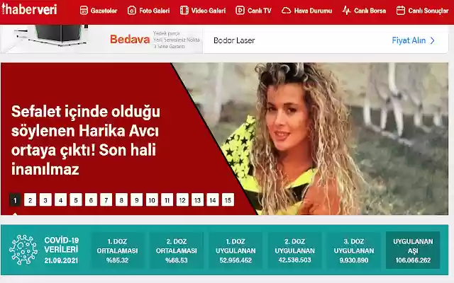 Haber Veri  from Chrome web store to be run with OffiDocs Chromium online