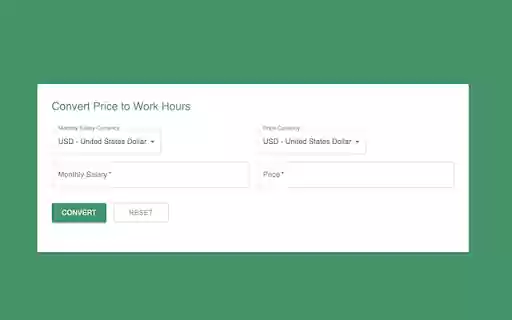 Hackaton Price Converter  from Chrome web store to be run with OffiDocs Chromium online