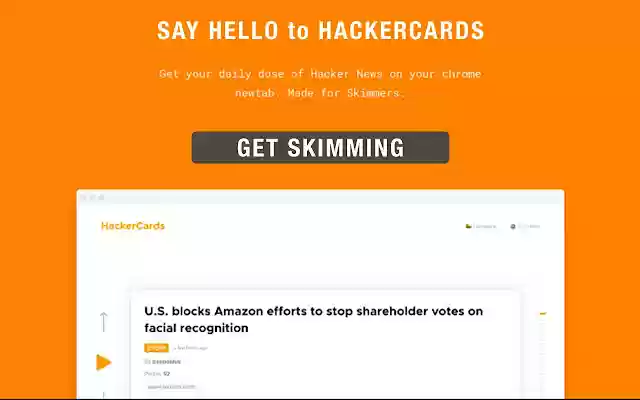 HackerCards  from Chrome web store to be run with OffiDocs Chromium online