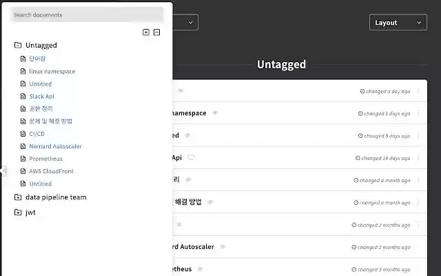 hackmd extension  from Chrome web store to be run with OffiDocs Chromium online