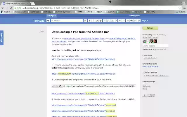 Hackpad Downloader from Chrome web store to be run with OffiDocs Chromium online Hackpad Downloader from Chrome web store to be run with OffiDocs Chromium online