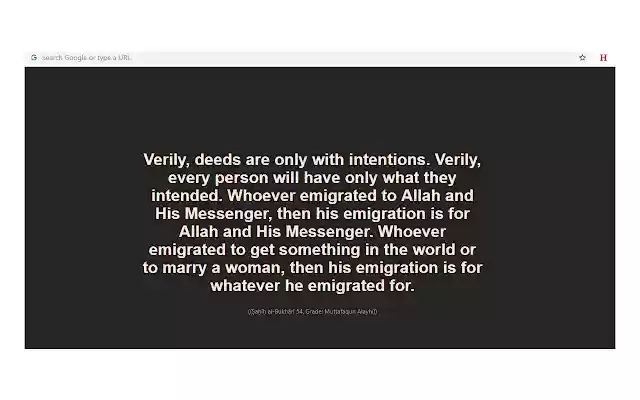 Hadith and Surah  from Chrome web store to be run with OffiDocs Chromium online