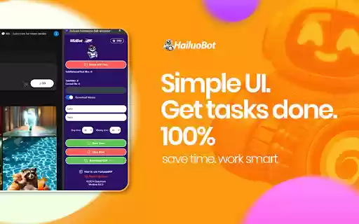Hailuobot: Hailuoai Minimax Automation Bulk Video generator  from Chrome web store to be run with OffiDocs Chromium online