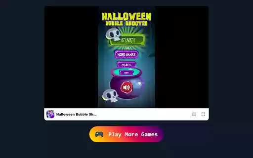 Halloween Bubble Shooter Game in Browser Free  Offline available  from Chrome web store to be run with OffiDocs Chromium online