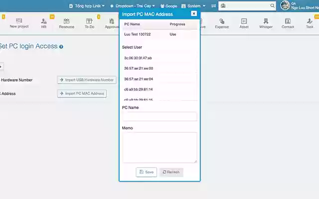 Hanbiro Groupware Extension  from Chrome web store to be run with OffiDocs Chromium online