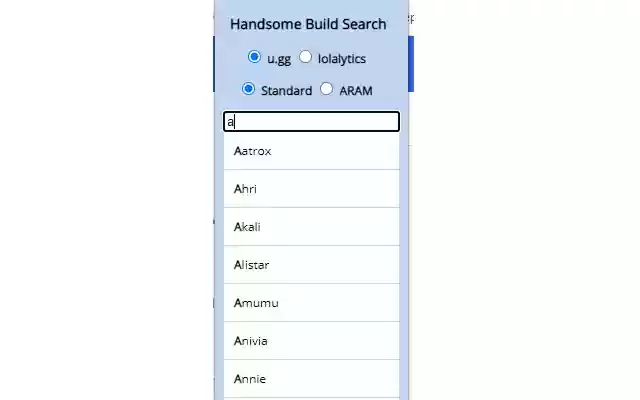 Handsome Build Search from Chrome web store to be run with OffiDocs Chromium online Handsome Build Search from Chrome web store to be run with OffiDocs Chromium online