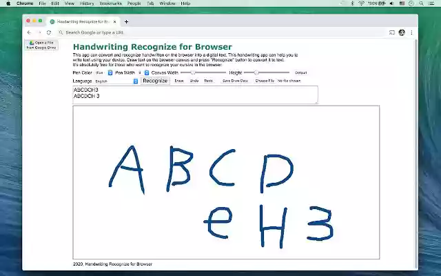 Handwriting Recognize for Browser from Chrome web store to be run with OffiDocs Chromium online Handwriting Recognize for Browser from Chrome web store to be run with OffiDocs Chromium online