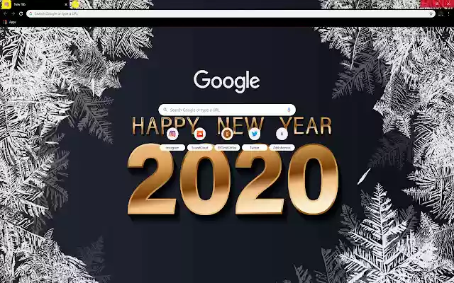 HAPPY NEW YEAR 2020!!!  from Chrome web store to be run with OffiDocs Chromium online