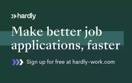 Hardly Quick Job Tracker  from Chrome web store to be run with OffiDocs Chromium online