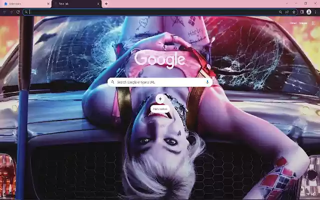 Harley Quinn Browser Theme from Chrome web store to be run with OffiDocs Chromium online Harley Quinn Browser Theme from Chrome web store to be run with OffiDocs Chromium online