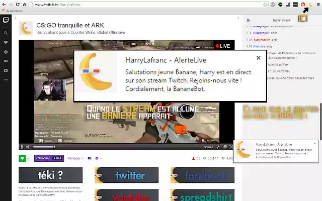 HarryLafranc AlerteLive from Chrome web store to be run with OffiDocs Chromium online HarryLafranc AlerteLive from Chrome web store to be run with OffiDocs Chromium online