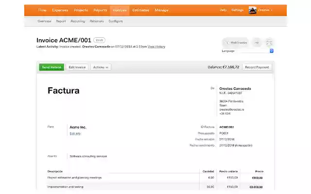 Harvest Language Support  from Chrome web store to be run with OffiDocs Chromium online