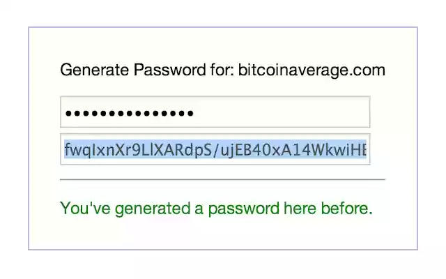 HashMyPassword  from Chrome web store to be run with OffiDocs Chromium online