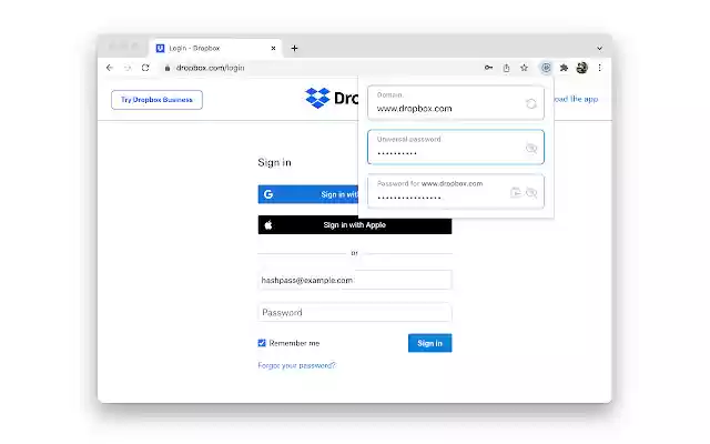 Hashpass from Chrome web store to be run with OffiDocs Chromium online Hashpass from Chrome web store to be run with OffiDocs Chromium online